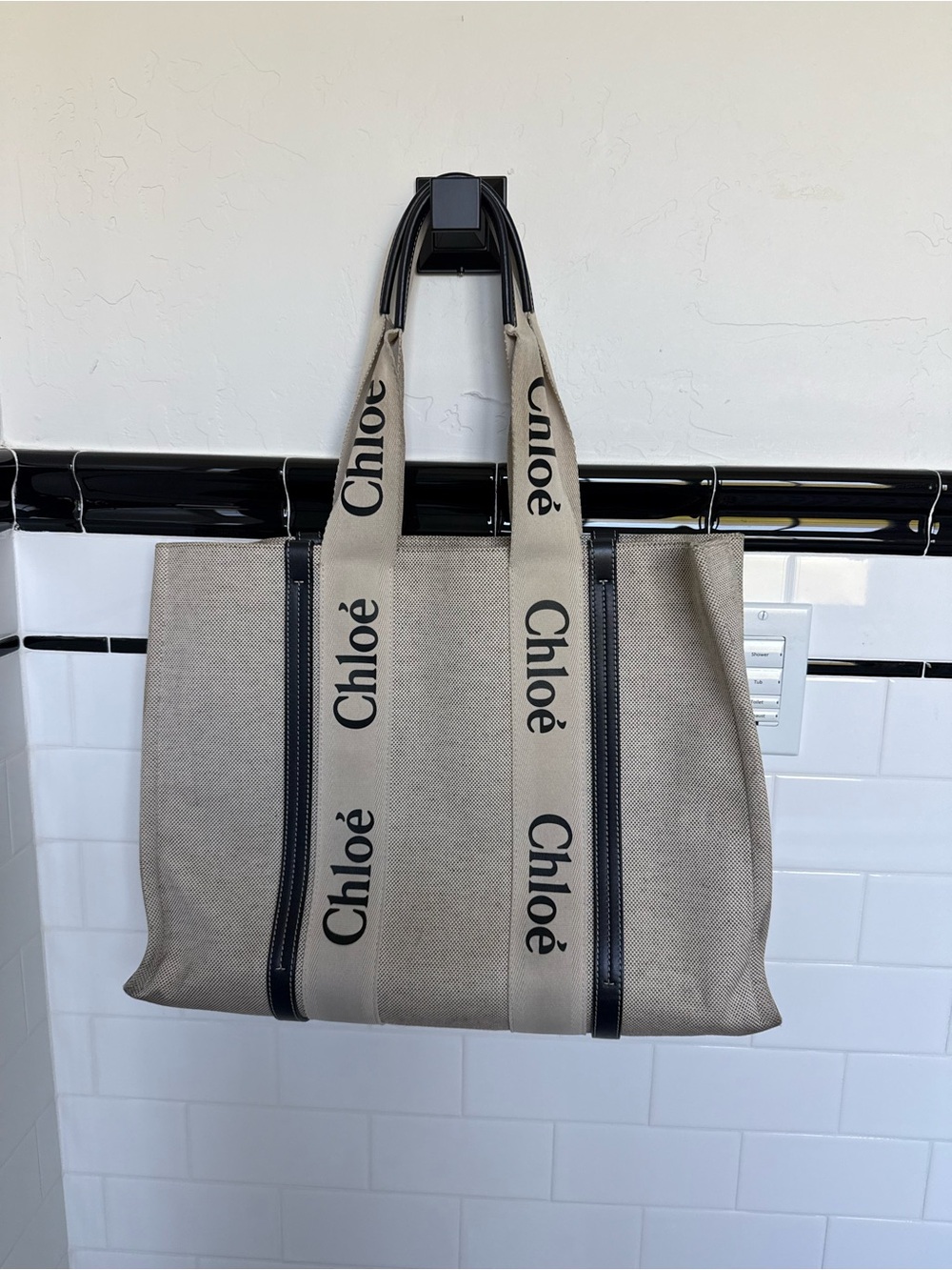 Chloe Canvas Tote Bag